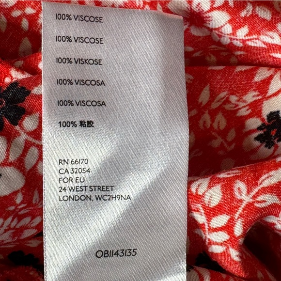 Free People Cecelia Jumpsuit in Red Combo Sz S - Picture 13 of 14